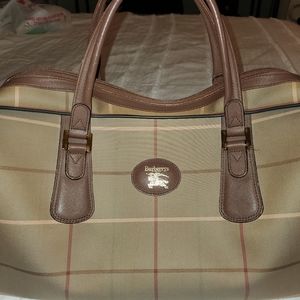 Vintage Burberry Boston Bag